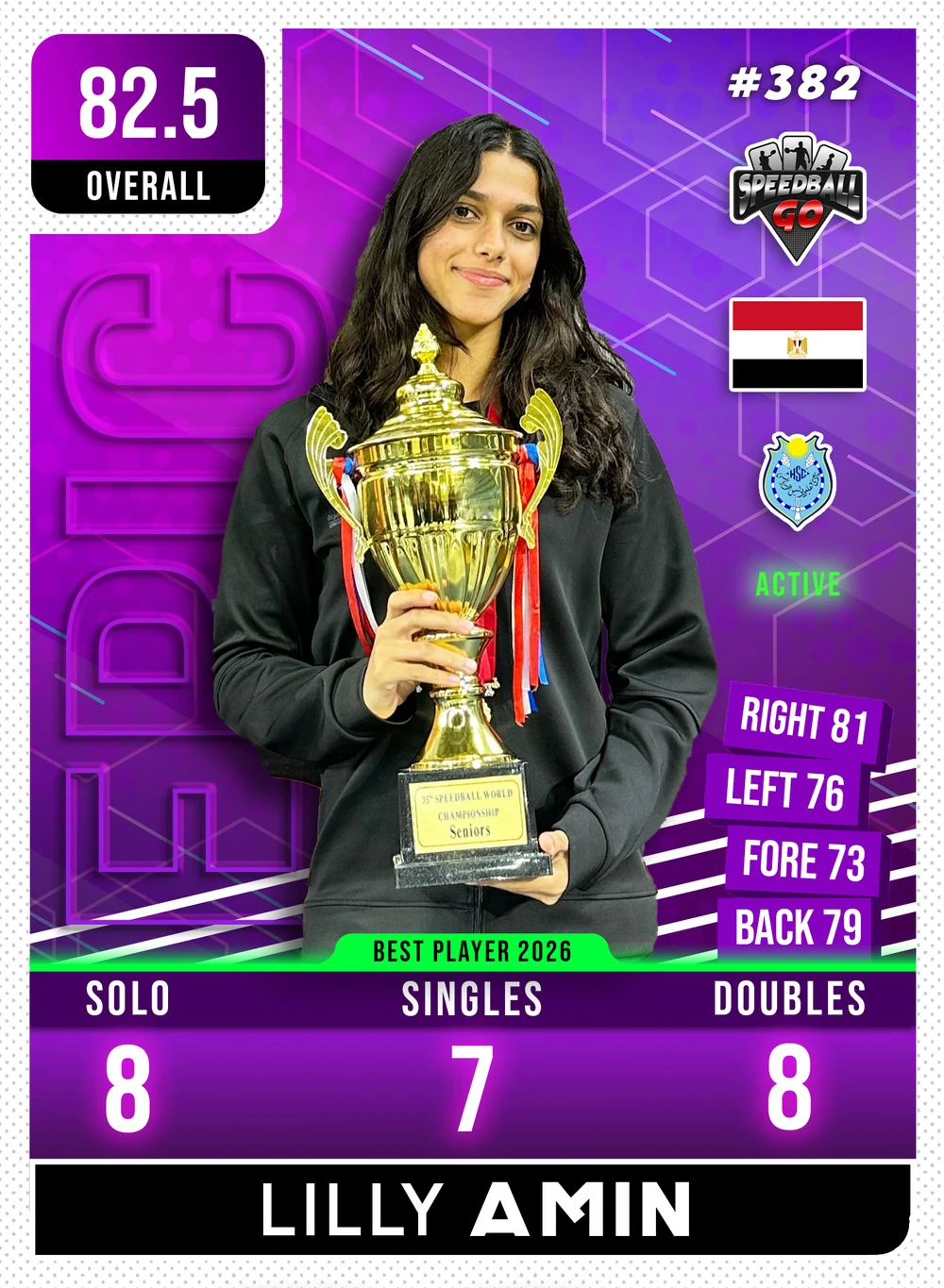 Lilly AMIN (2026 MVP)